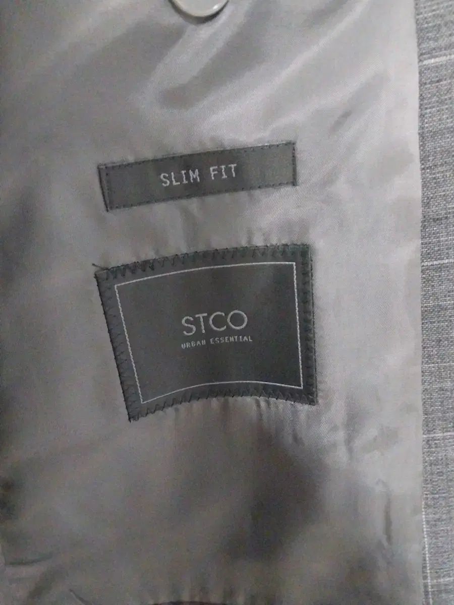 STCOチェック スーツ セット グレー100/30