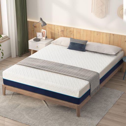 DlandHomeマットレスダブル厚さ15cmジェルメモリーフォーム寝具ウレタンフォーム洗えるカバー4Dメッシュ緑茶成分吸湿脱臭振動吸収通気性寝姿記憶防ダニ効果体圧分散抗菌静音敷布団高耐久…