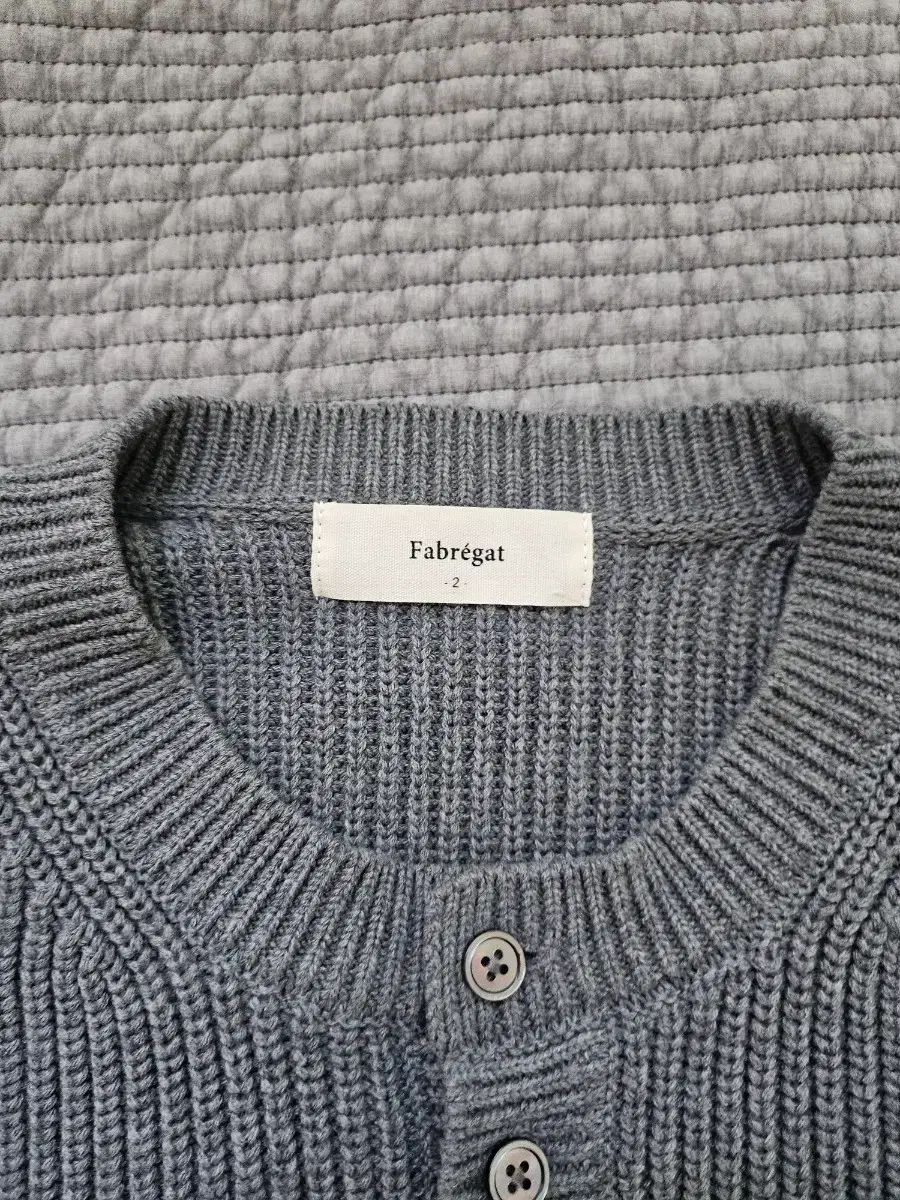 FABREGAT ヘビーコットン ヘンリーネック ニット 2サイズ 出品