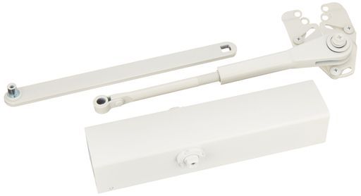 リョービ取替用ドアクローザーパラレル型ストップ機能付きホワイトS-202PWH