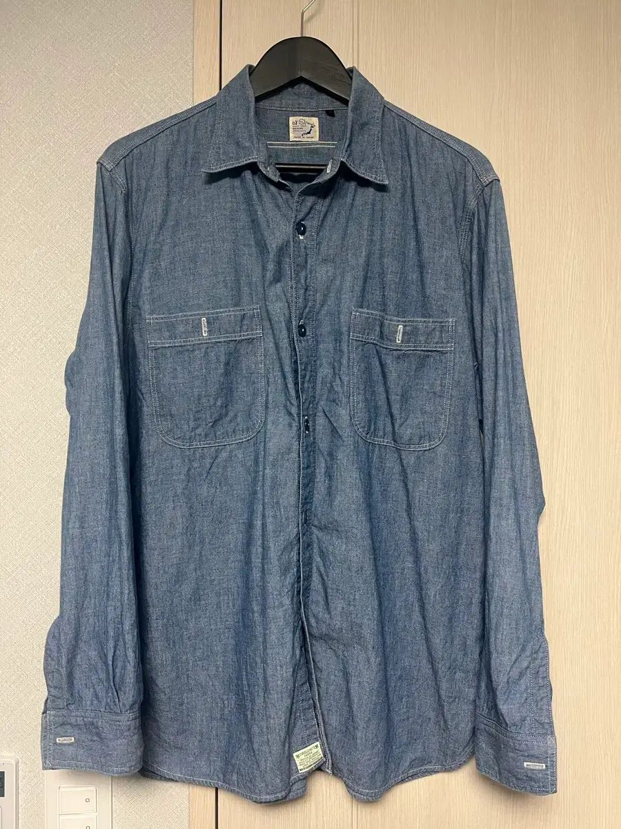オアスロウ シャンブレー シャツ 5サイズ レギュラー フィット