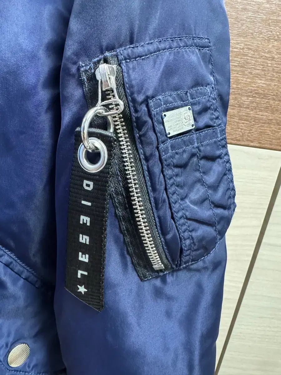 DIESEL デニム MA-1 ブルゾン - メルカリ