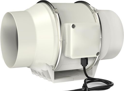 MechCoreダクトファン100mmダクト用換気扇大風量310m3/h強力省エネ静音中間取付形ダクトファン丸形タイプ塗装ブース用換気扇焼肉用家庭用業務用産業用(100mm)