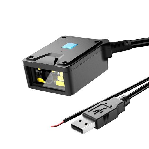 NetumScan2D組み込み固定バーコードスキャナースキャンエンジン、産業グレード1D2DQRバーコードリーダー、USBポート、自動誘導スキャン、セルフサービス端末や工場の組立ラインに最適