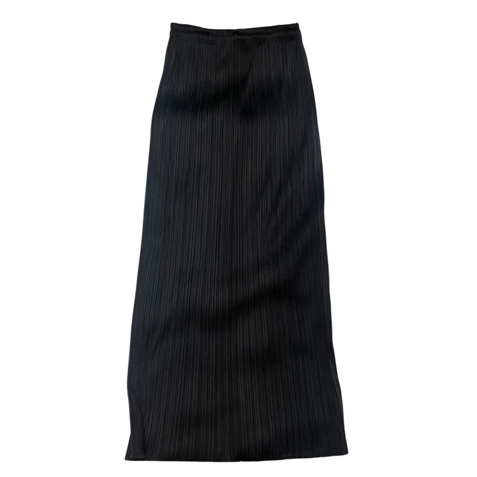 PLEATS PLEASE ブラック プリーツスカート サイズ2 PLEATS PLEASE プリーツスカート ロングスカート ブラック サイズ2