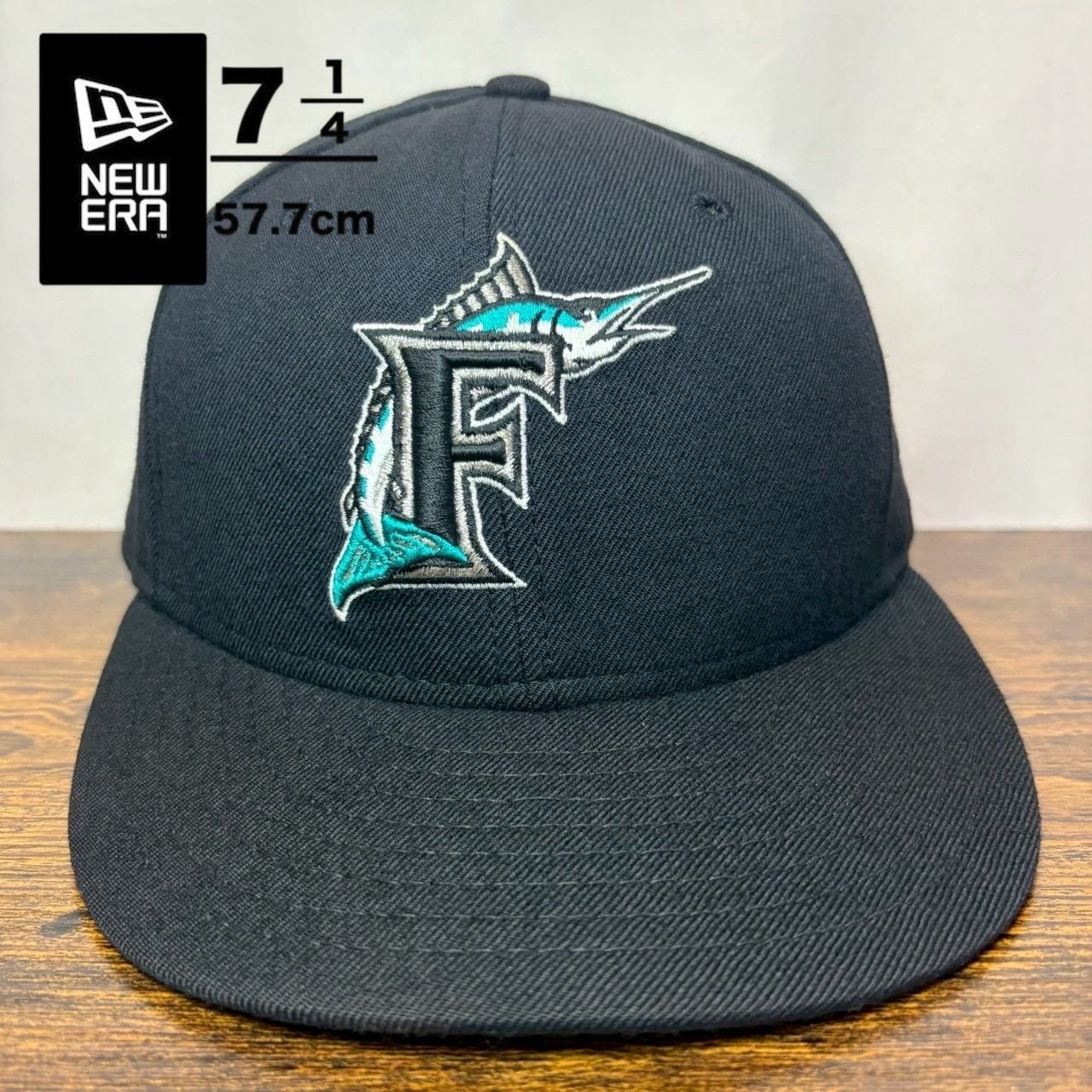 J93 ニューエラ 59fifty マーリンズ usa製 ヴィンテージ 1300