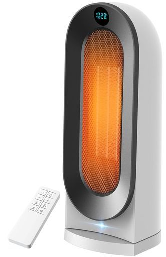ヒーターセラミックヒーター【人感・室温センサー・首振り・ECO運転】セラミックファンヒーター暖房器具速暖節電省エネ800W/1200W転倒OFF過熱保護切タイマー15~35°C温度設定室温表示リモコ…