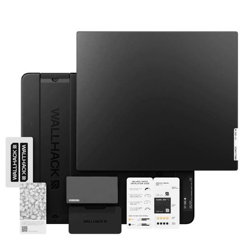 WALLHACKガラスマウスパッドSP-005ブラックゲーミングマウスパッドスピードコントロールバランス大型サイズeスポーツ滑らか低摩擦強化ガラス超薄型高耐久滑り止め持ち運びキャリーケース…