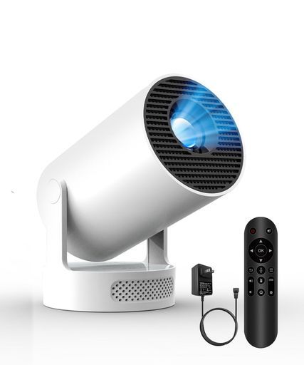 Alwtnietプロジェクター家庭用【18000LM・4K対応】ぷろじえくたー小型天井投影Bluetooth5.4&Wi-Fi6搭載HiFiスピーカー内蔵短距離投影大画面スタンド一体型ホームプロジェクター軽量