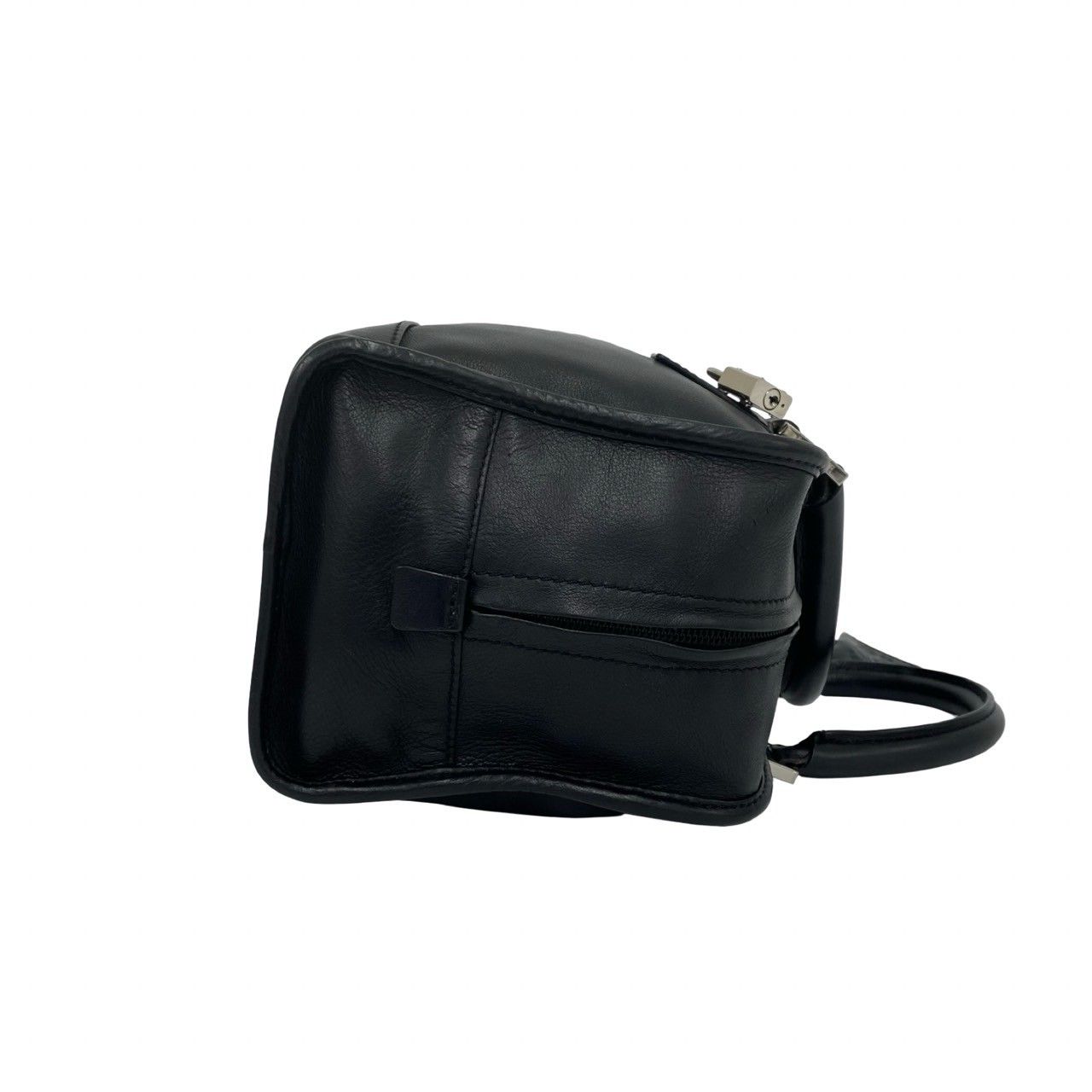 美品 ロエベ ビジネスバッグ アナグラム ロゴ型押し フラップ 鍵付き 本革 LOEWE（ロエベ） 本物保証 超美品 アナグラム デイプロマティコ