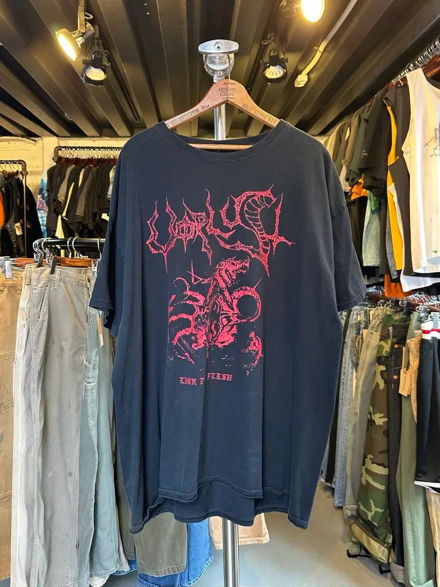 105-110 ボール Vorlust メタル ロックバンド プリンティング Tシャツ
