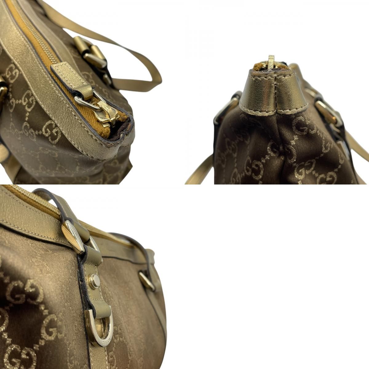 グッチ GUCCI アビートートバッグ 141470 ブラウン GGサテン