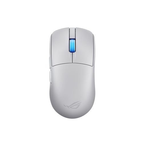 ROGHarpeIIAceGamingMouseムーンライトホワイト/eスポーツ選手と共同開発したゲーミングマウス/48g軽量/最大解像度42000dpi/最大8000Hz/ガラスマウスパッドに対応/USB有線/