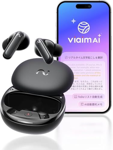 RecDot ChatGPT搭載 AIイヤホン ボイスレコーダー ワンタッチ録音 文字起こし 78言語リアルタイム翻訳 通話・会議・現場録音 AI要約＆マインドマップ ToDo自動生成 ノイズキャンセリング マルチポイント接続 ハイレゾ音質 4f328a25