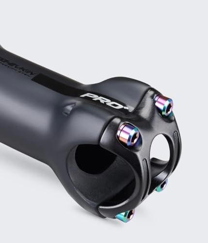 軽量 PRO カーボンステム チタンボルト付属 BS-004 OG-EVKIN t1000 10度 31.8mm チタンロードバイクパーツ ヒルクライムレース用カスタムに最適 (100mm)@ aafb0560