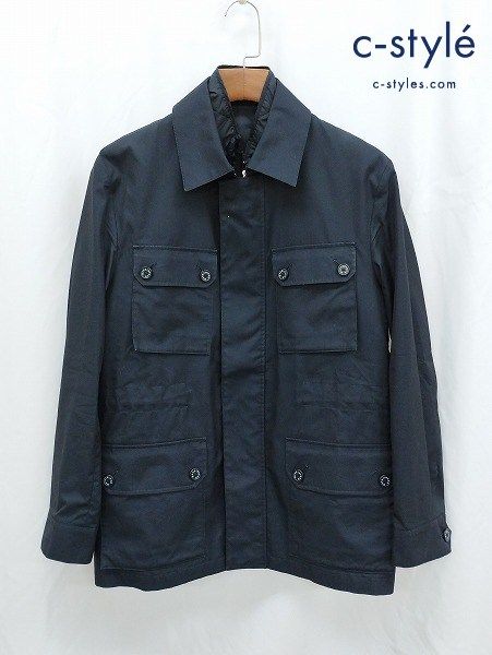 D108 [人気] MACKINTOSH LONDON マッキントッシュロンドン フィールドジャケット 38 ブラック ライナー付き G1F76-817 | ★