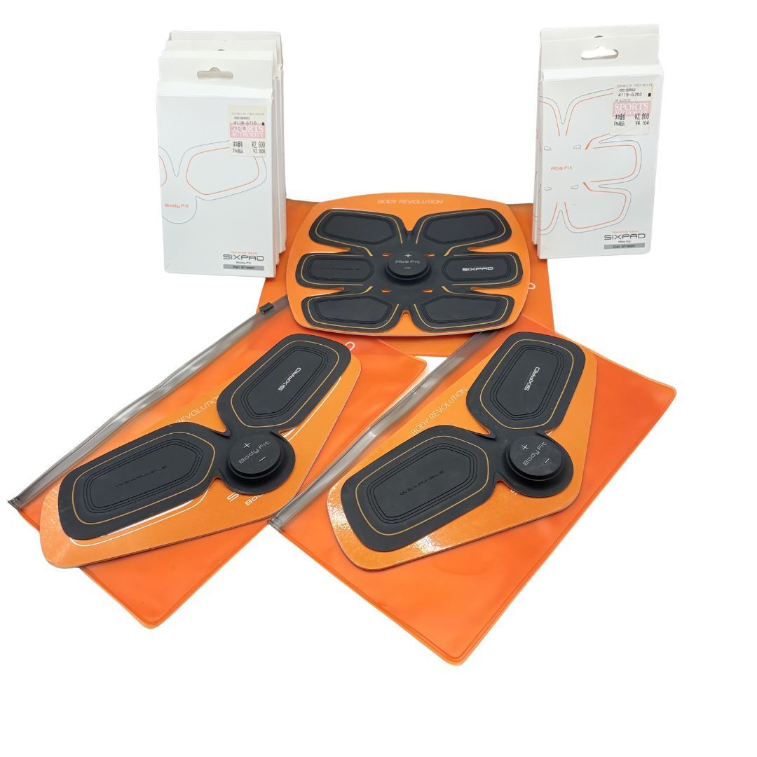 SIXPAD シックスパッド AbsFit／BodyFit 3点セット 未開封ジェルシート付き