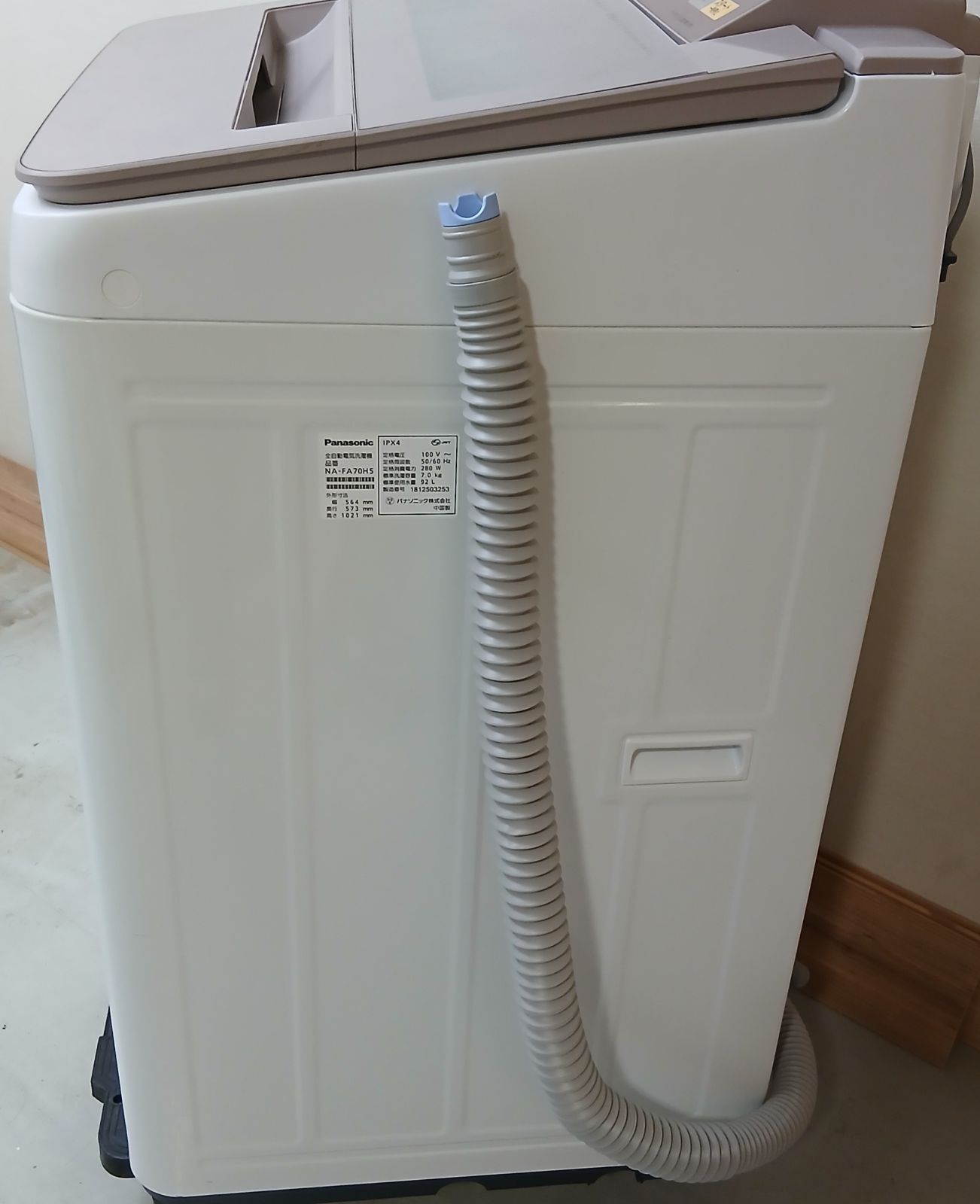 Panasonic 洗濯機 容量7kg 2018年製 お得なセット値引きも！分解洗浄 