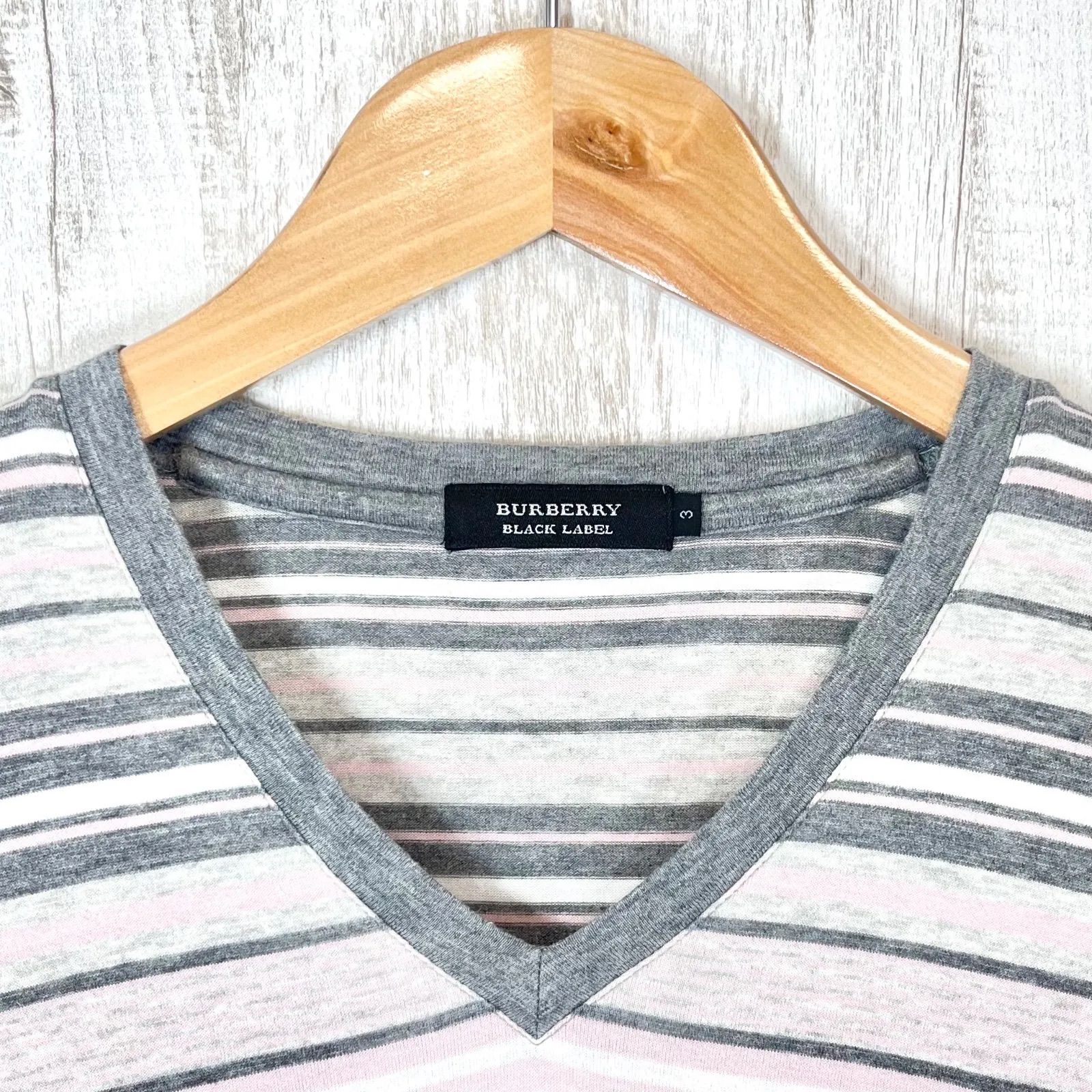 BURBERRY BLACK LABEL バーバリーブラックレーベル ホース ロゴ刺繍