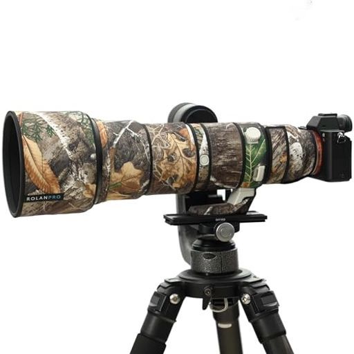 ROLANPRO防水レンズカバー適用ソニー適用FE400-800mmf/6.3-8GOSSカモフラージュレインカバー-#27ジャングルカモフラージュ防水