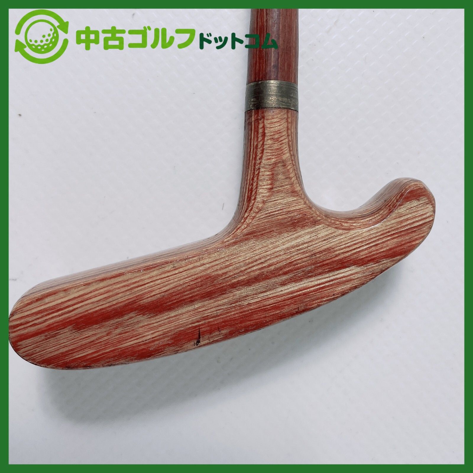 【中古】 アンティーク　木製(ウッド)パター PT パター 単品