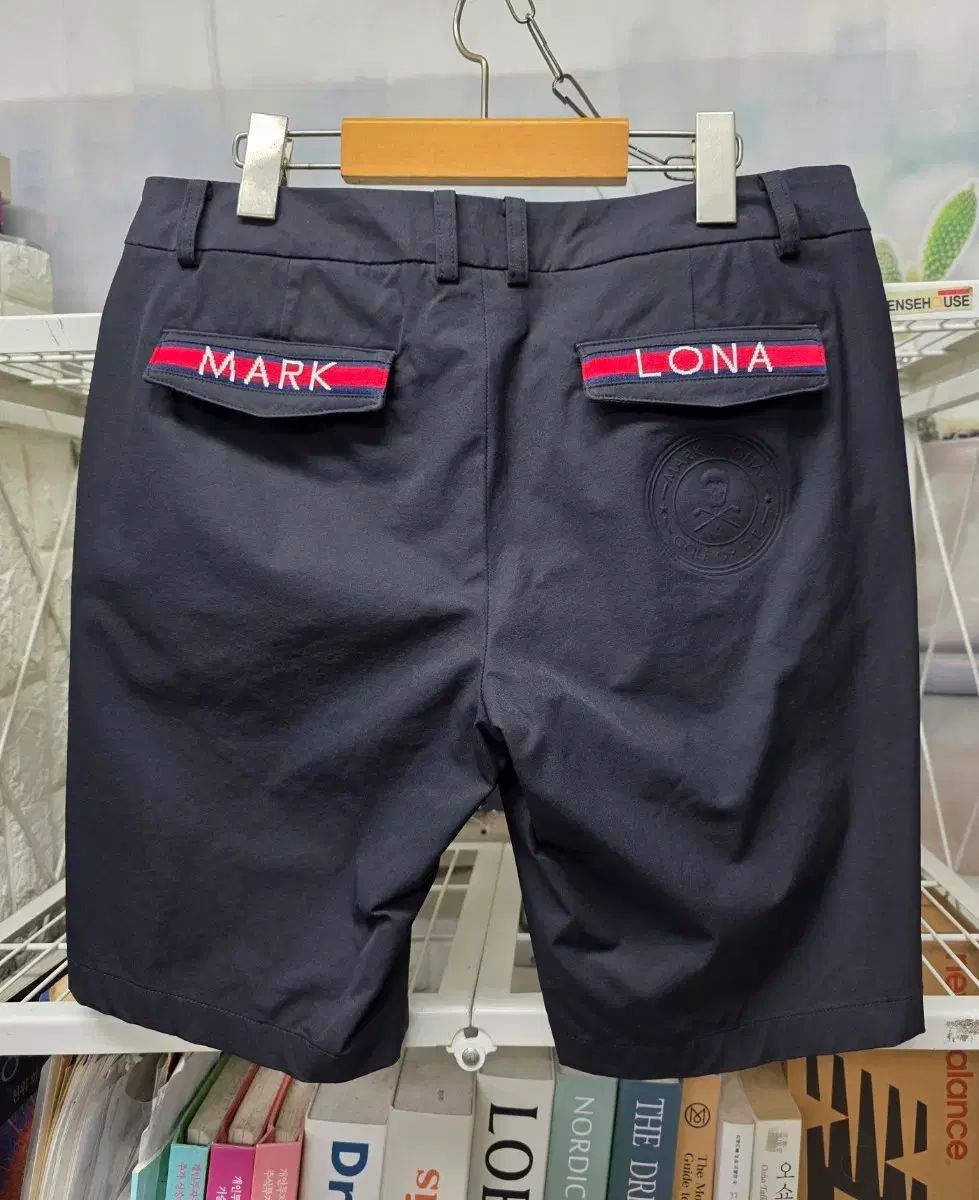 MARK & LONA マークアンドロナ メンズ ゴルフハーフパンツ 麻29 ストレッチ 機能性 ハーフパンツ MN41