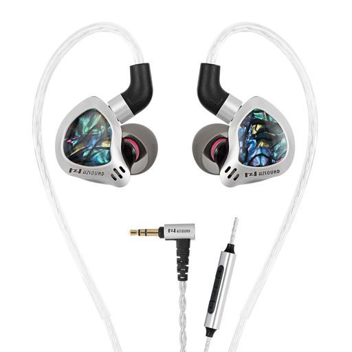 【YinyooHZSOUNDGinkgo銀杏】GINKGO1DD+1PZTイヤホン有線イヤモニカナル型イヤホンインイヤーイヤホンHIFI級音質3種類の交換可能な交換用ノズル
