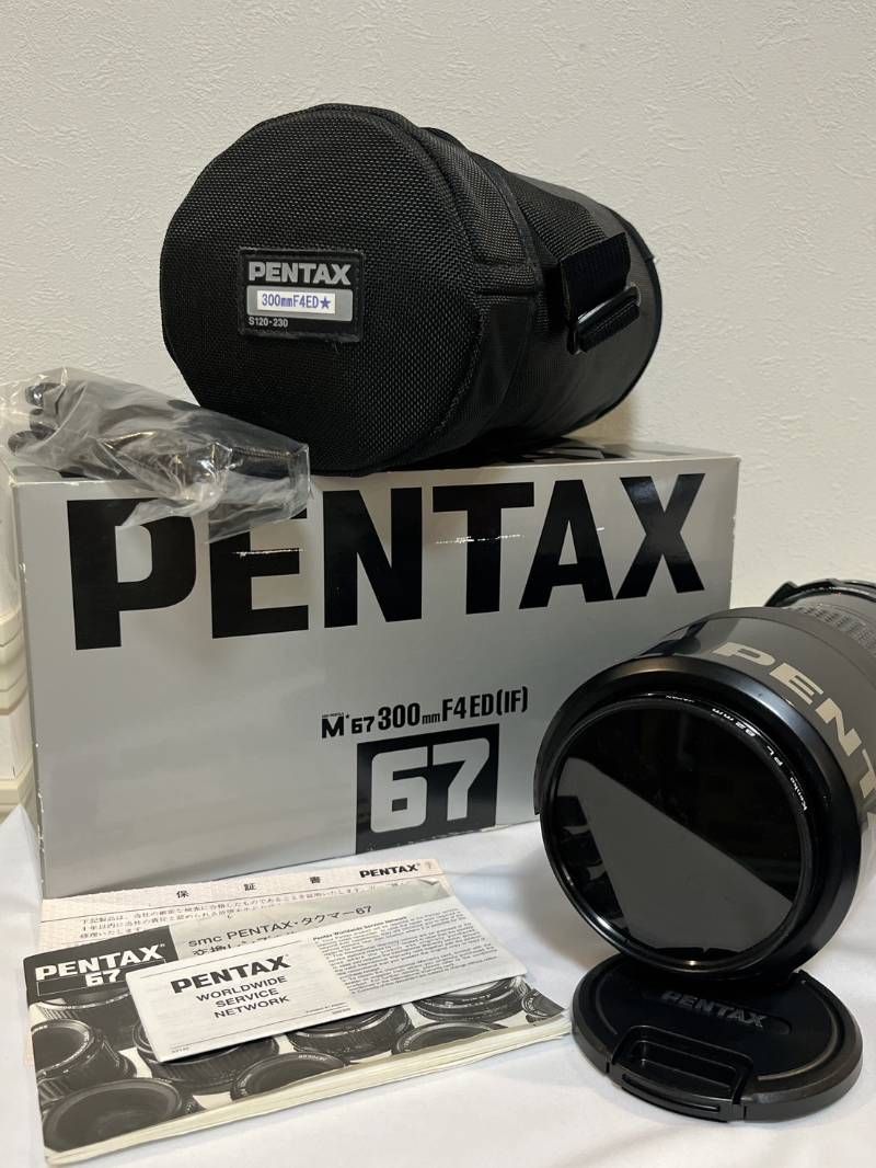 smc PENTAX-M⭐︎ 67 300mm F4 ED IF PENTAX ADAPTER 645 FOR 67 LENS 中判カメラ 単焦点