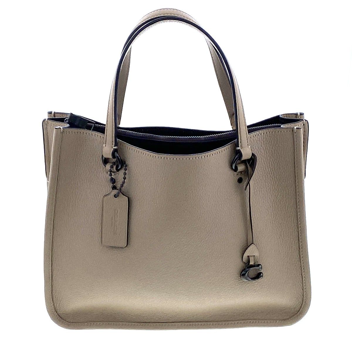 COACH コーチ タイラー キャリオール28 トートバッグ レディース ベージュ 中古
