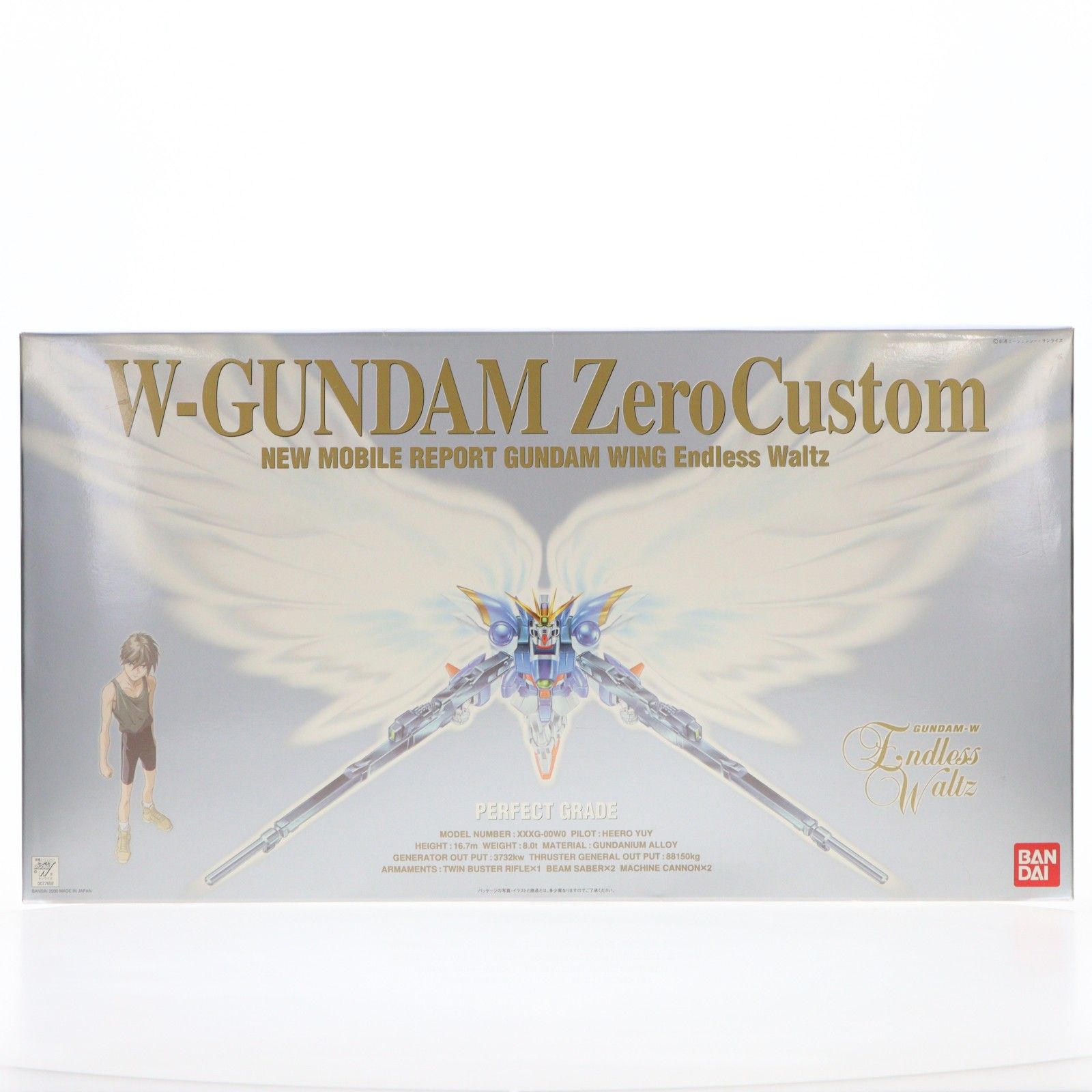 PG 1/60 XXXG-00W0 ウイングガンダムゼロカスタム 新機動戦記ガンダムW Endless Waltz(エンドレスワルツ) プラモデル(0077659) バンダイ