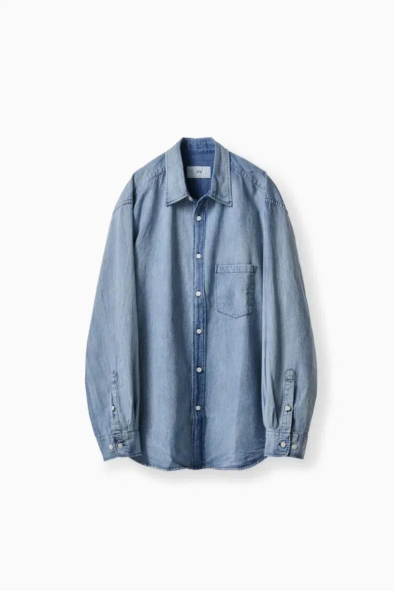 Poika Bleached Washed Denim Shirt / サイズ2