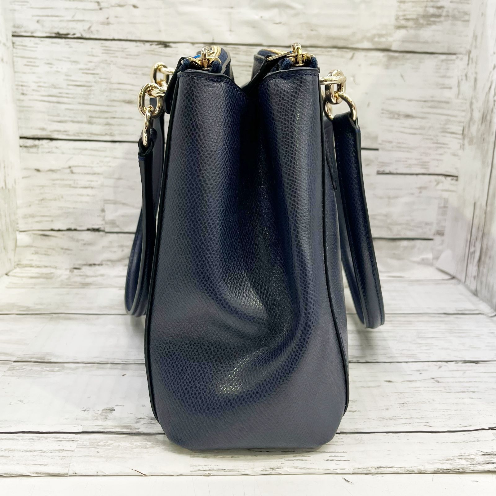 コーチ 2way ショルダーバッグ COACH コーチ 2WAY バッグ ハンドバック ショルダーバッグ ネイビー