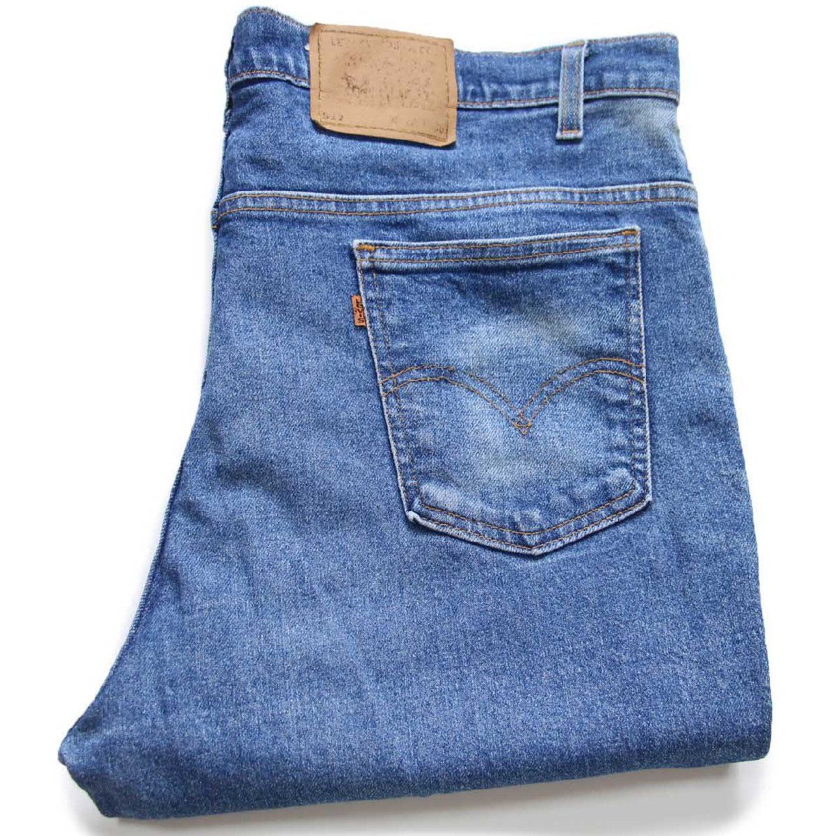 90s USA製 Levi'sリーバイス 517 ストレッチ デニムパンツ W42 L30★115 ブーツカット フレア ビンテージ ジーンズ ビッグサイズ
