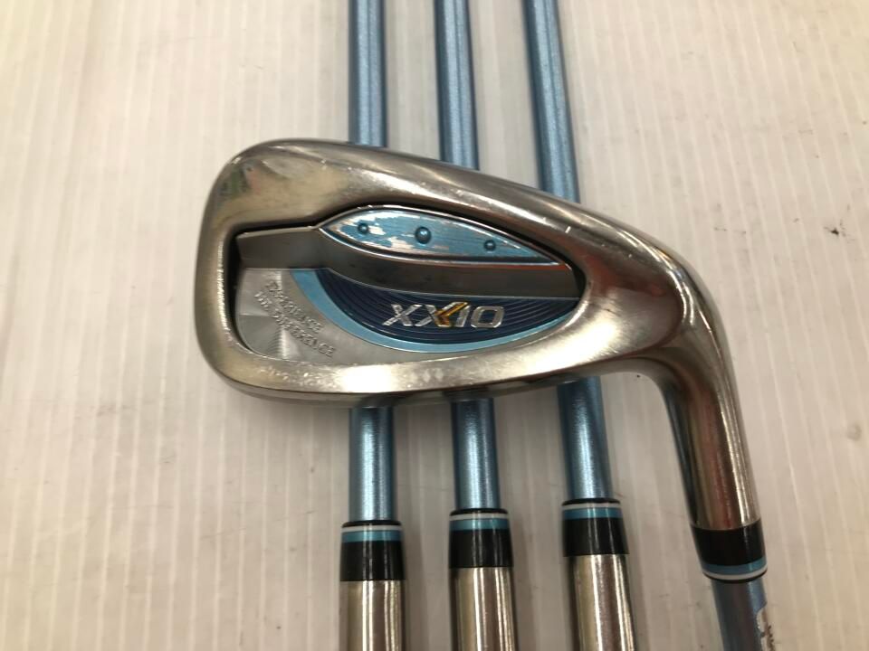 ダンロップ　XXIO 13 LADIES ブルー　MP1300L ブルー　Lフレックス　アイアンセット　中古【最短即日発送】