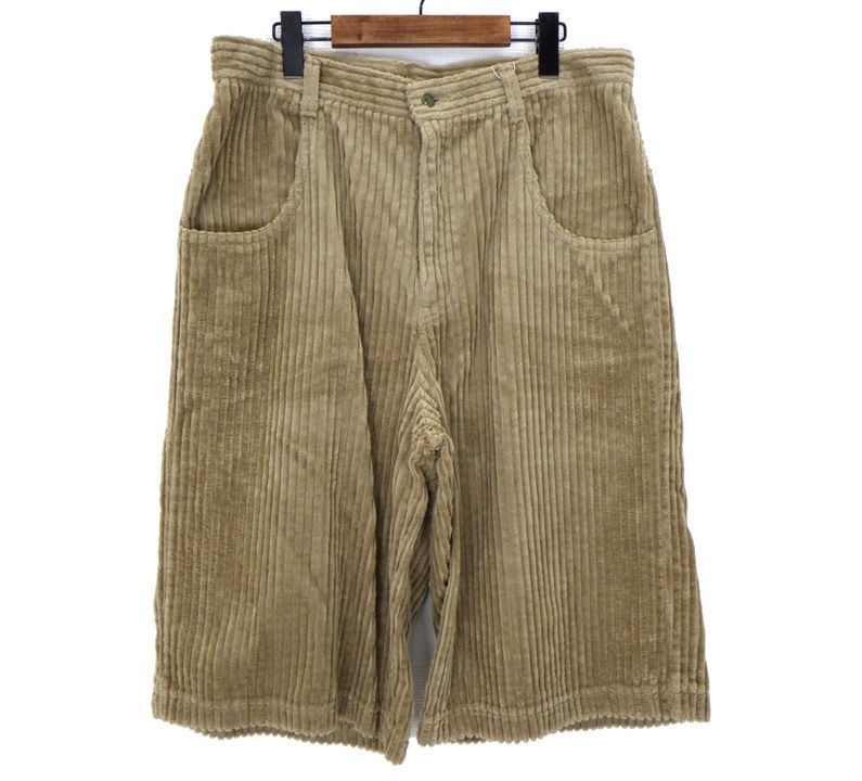 エスダブリュージェーピー SWJP 26SS 【 JINCOrd BAGGY SHORTS 】 コーデュロイ バギー ショート パンツ ショーツ 49778