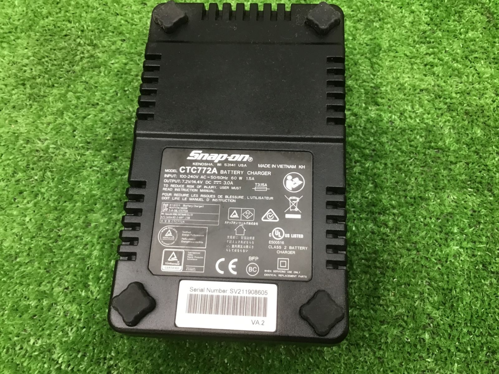 【中古動作品】Snap-on(スナップオン) 　14.4v充電器 ACアダプター CTC772A♪アクトツール富山店♪BR