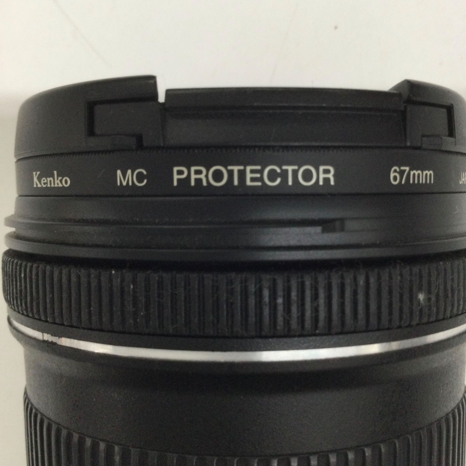 ※ベタつきあり Canon キャノン 望遠レンズ EF-S10-18mm F4.5-5.6 IS STM レンズフィルター付き