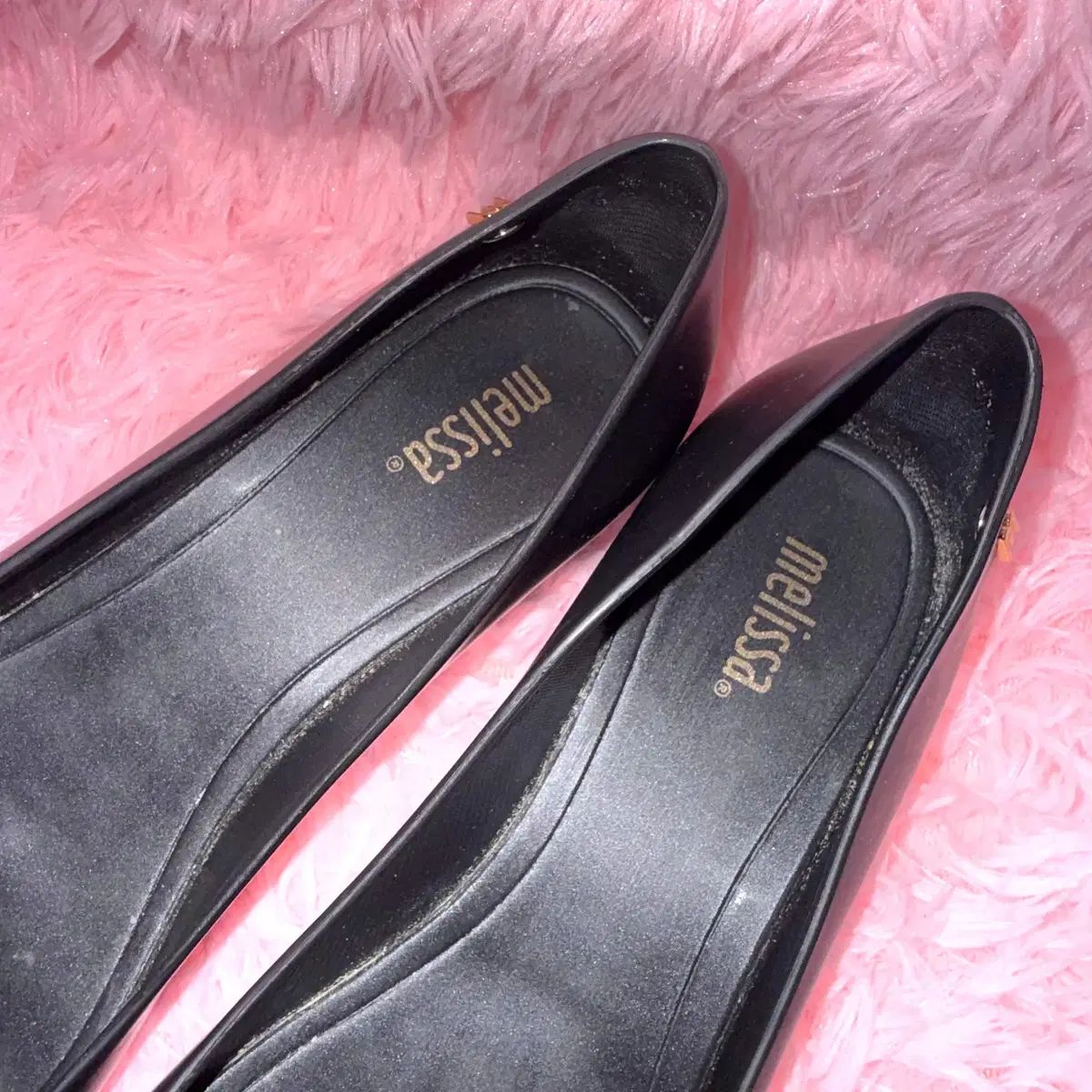 235 Melissa メリッサ リボン トリプル ボー ゼリー シューズ 235 Melissa メリッサ リボン トリプル ボー ゼリー シューズ