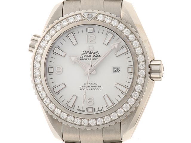 OMEGA オメガ シーマスター プラネットオーシャン Dベゼル 232.15.38.20.04.001 腕時計 ステンレススチール ホワイト文字盤 自動巻き メンズ【中古】【472】
