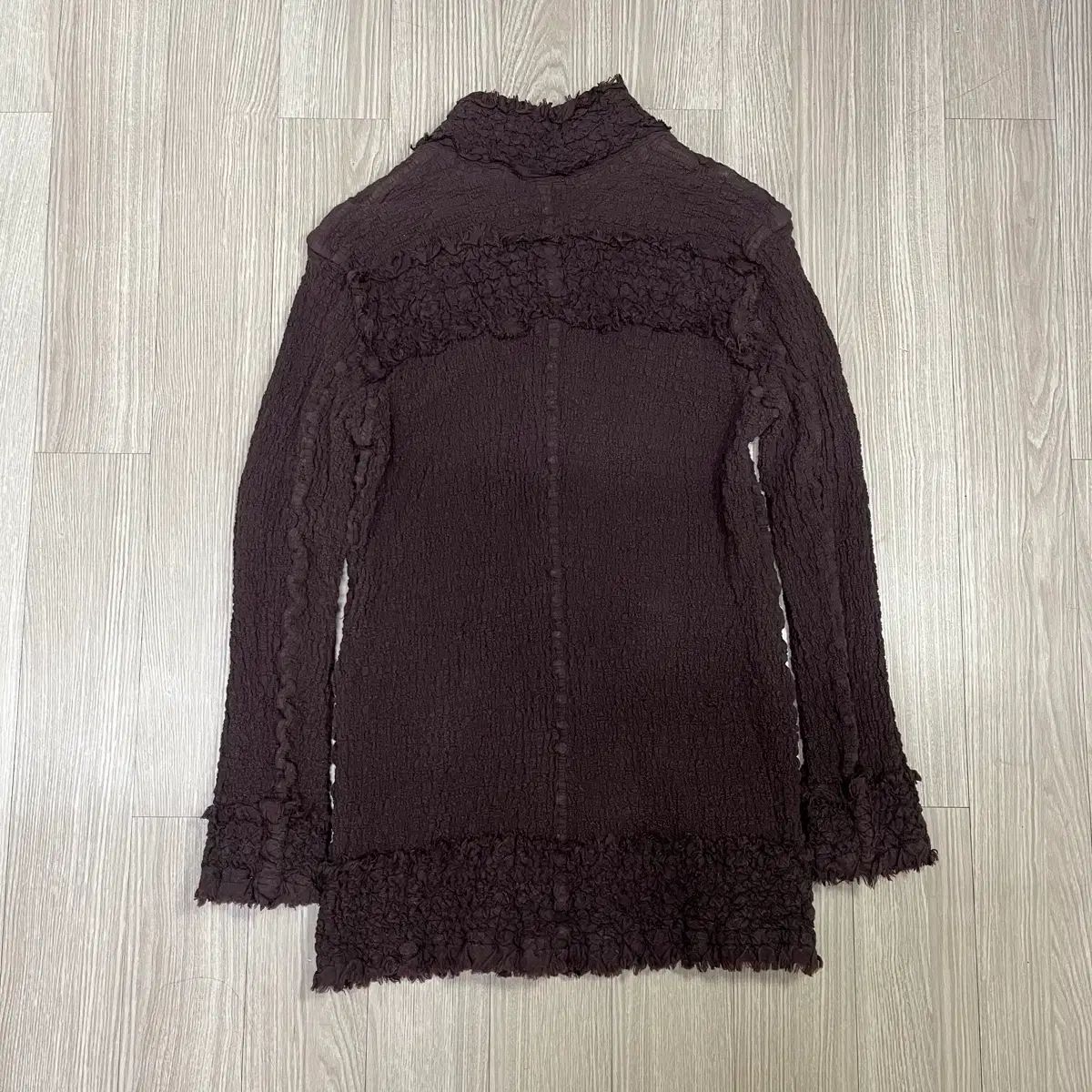 me ISSEY MIYAKE プリーツ カーディガン ロング丈 ジャケット