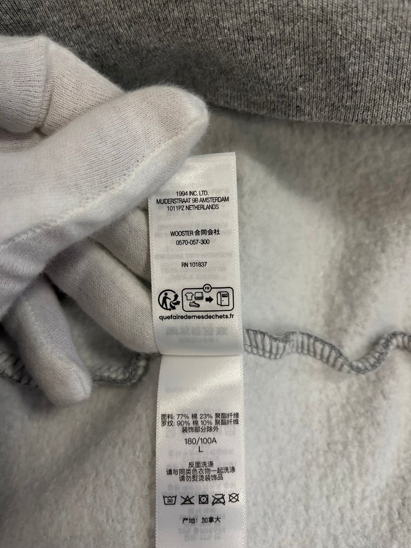 シュプリーム SUPREME 26SS Plaid Arc Crewneck Heather Greyプレイド