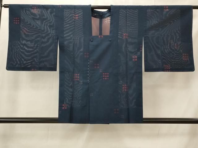 平和屋着物▽道行コート スリーシーズン 春夏秋 塵除け 正絹 逸品 未使用 AABH7460st