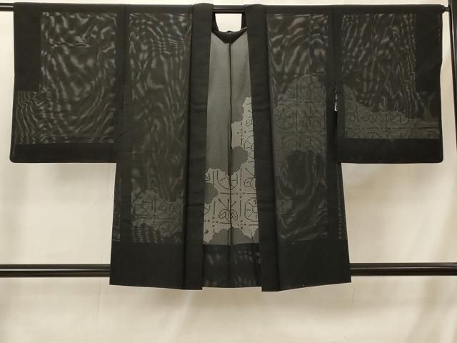 平和屋着物▽羽織　スリーシーズン　春夏秋　塵除け　正絹　逸品　AABI0137st