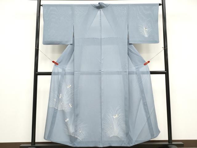 平和屋着物＊夏物　訪問着　絽　蛍　銀彩　正絹　逸品　CABF2698tx