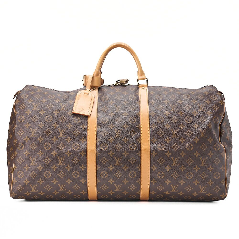 LOUIS VUITTON ルイヴィトン モノグラム　キーポル60　ボストンバック　M41422 ブラウン （ゴールド金具）ショルダーバッグ【中古】【送料無料】