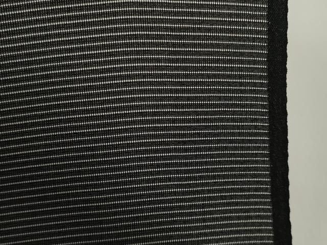 平和屋着物＊夏物　黒紋付　黒反物　着尺　駒絽　堅牢染　泥染　神路黒　逸品　未使用　DABD7778zzz