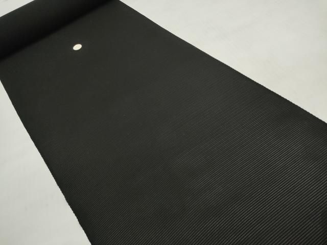 平和屋着物＊夏物　黒紋付　黒反物　着尺　駒絽　泥染　逸品　未使用　DABD7779zzz
