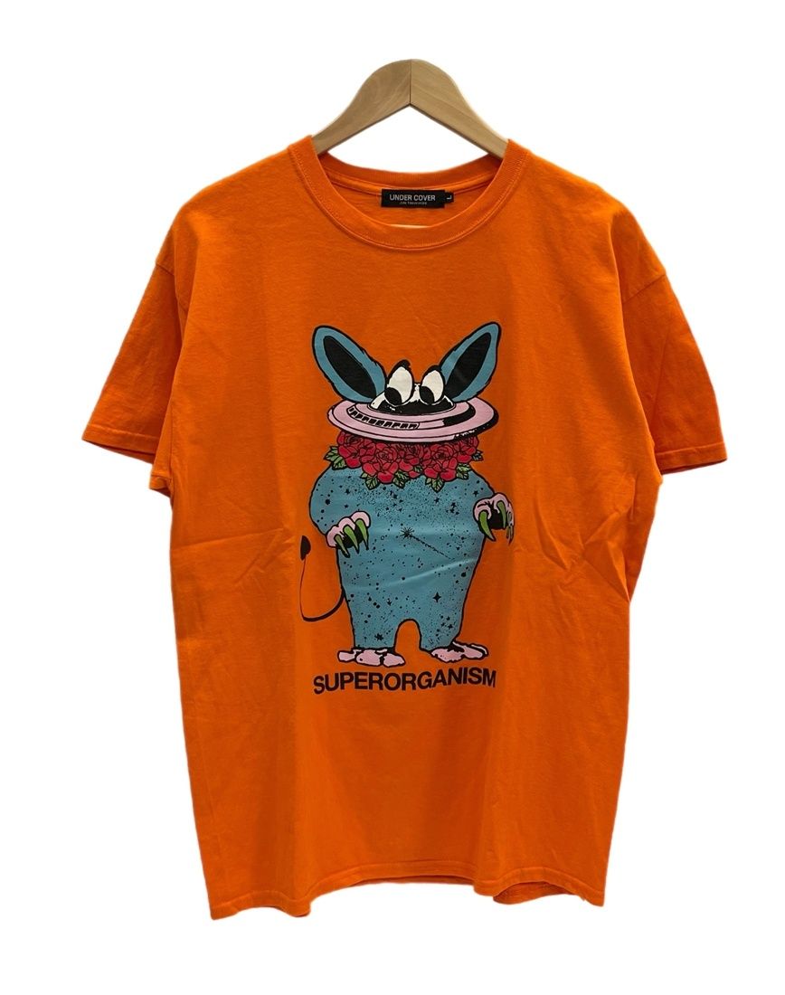 アンダーカバー UNDERCOVER SUPERORGANISM スーパーオーガニズム Tシャツ プリント Tシャツ オレンジ Lサイズ 101MT-6229