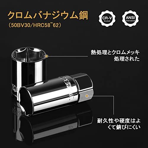 WORKPRO ソケットレンチセット 差込角12.7mm 32点セット ガレージツールセット クイックリリースラチェットハンドル 鉄製収納ケース付き バイク 自動車整備 工具セット★ 1460cf7b