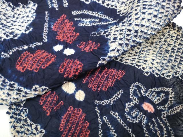 平和屋着物*夏物 有松鳴海絞り 浴衣 反物 着尺 舞蝶文 湯のし前 綿 逸品 未使用 DABD7805zzz 平和屋着物*夏物 有松鳴海絞り 浴衣 反物 着尺 舞蝶文 湯のし前 綿 逸品 未使用 DABD7805zzz